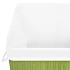 vidaXL Household Supplies* Bamboo Laundry Basket With Single Section Green