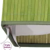 vidaXL Household Supplies* Bamboo Laundry Basket With Single Section Green