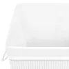 vidaXL Household Supplies* Bamboo Laundry Basket With Single Section White