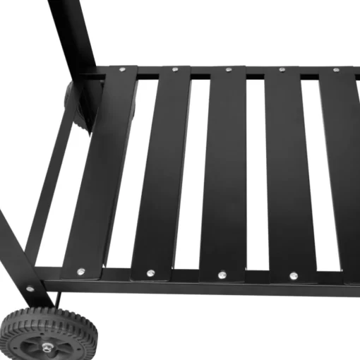 vidaXL Kitchen & Dining* Bbq Stand Charcoal Barbecue 2 Wheels