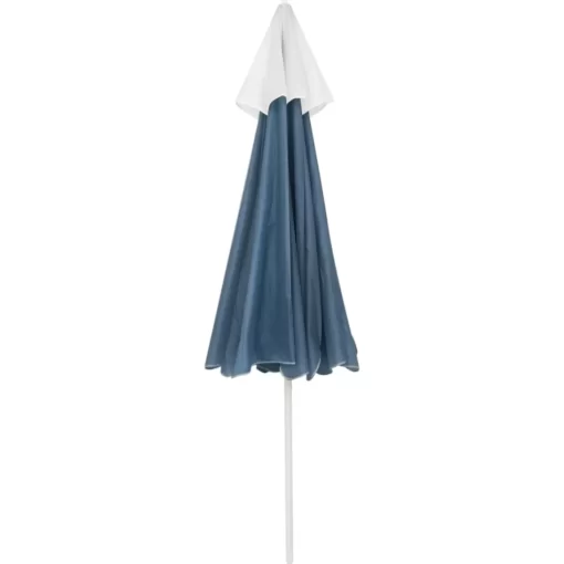 vidaXL Lawn & Garden* Beach Umbrella Blue 94.5"