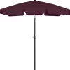 vidaXL Lawn & Garden* Beach Umbrella Bordeaux Red 70.9