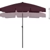 vidaXL Lawn & Garden* Beach Umbrella Bordeaux Red 70.9