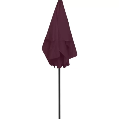 vidaXL Lawn & Garden* Beach Umbrella Bordeaux Red 70.9"X47.2"