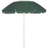 vidaXL Lawn & Garden* Beach Umbrella Green 118.1