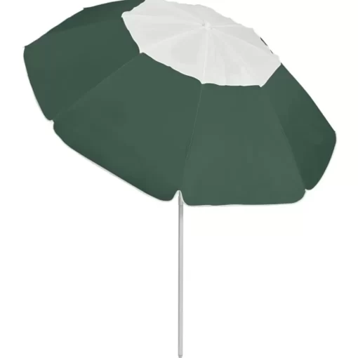 vidaXL Lawn & Garden* Beach Umbrella Green 118.1"