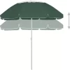 vidaXL Lawn & Garden* Beach Umbrella Green 118.1