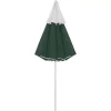 vidaXL Lawn & Garden* Beach Umbrella Green 118.1