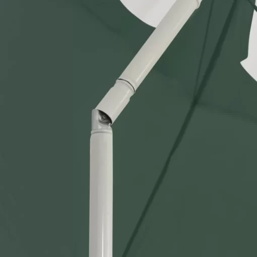 vidaXL Lawn & Garden* Beach Umbrella Green 118.1"