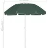 vidaXL Lawn & Garden* Beach Umbrella Green 118.1