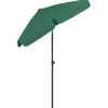 vidaXL Lawn & Garden* Beach Umbrella Green 70.9