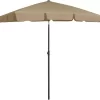 vidaXL Lawn & Garden* Beach Umbrella Taupe 70.9