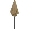 vidaXL Lawn & Garden* Beach Umbrella Taupe 70.9