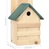 vidaXL Decor* Bird Houses 4 Pcs 9.1