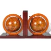 vidaXL Decor* Bookend Globe 2 Pcs