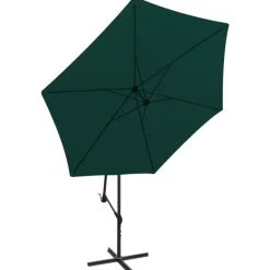 vidaXL Lawn & Garden* Cantilever Umbrella 118.1" Green