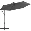 vidaXL Lawn & Garden* Cantilever Umbrella With Aluminum Pole 118.1