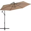 vidaXL Lawn & Garden* Cantilever Umbrella With Aluminum Pole 118.1