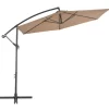 vidaXL Lawn & Garden* Cantilever Umbrella With Aluminum Pole 118.1