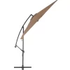 vidaXL Lawn & Garden* Cantilever Umbrella With Aluminum Pole 118.1