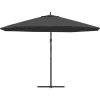 vidaXL Lawn & Garden* Cantilever Umbrella With Aluminum Pole 137.8