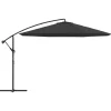 vidaXL Lawn & Garden* Cantilever Umbrella With Aluminum Pole 137.8