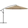 vidaXL Lawn & Garden* Cantilever Umbrella With Aluminum Pole 137.8