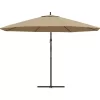 vidaXL Lawn & Garden* Cantilever Umbrella With Aluminum Pole 137.8