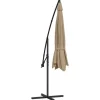 vidaXL Lawn & Garden* Cantilever Umbrella With Aluminum Pole 137.8