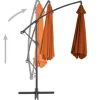 vidaXL Lawn & Garden* Cantilever Umbrella With Aluminum Pole Terracotta 118.1