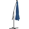 vidaXL Lawn & Garden* Cantilever Umbrella With Led Lights Azure Blue 137.8