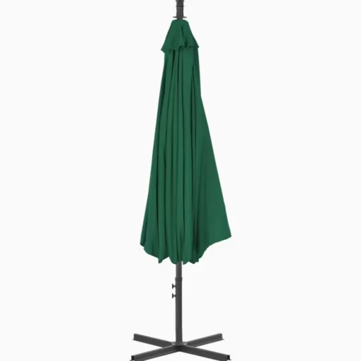 vidaXL Lawn & Garden* Cantilever Umbrella With Steel Pole 118.1" Green