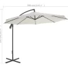 vidaXL Lawn & Garden* Cantilever Umbrella With Steel Pole 118.1