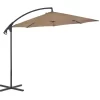 vidaXL Lawn & Garden* Cantilever Umbrella With Steel Pole 118.1