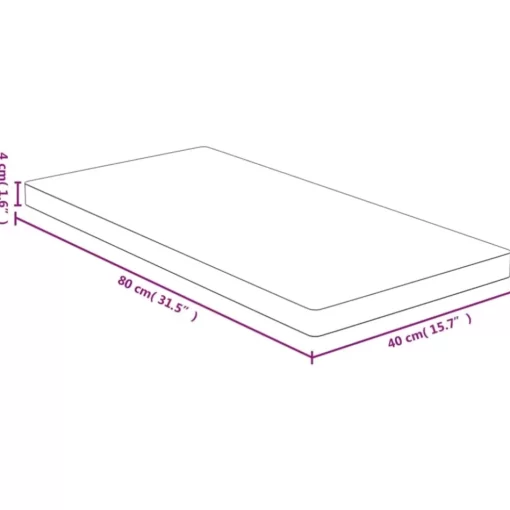 vidaXL Kitchen & Dining* Chopping Board 31.5"X15.7"X1.6" Bamboo