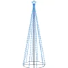 vidaXL Decor* Christmas Cone Tree Blue 310 Leds 3X10 Ft