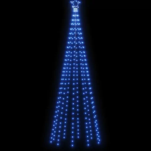 vidaXL Decor* Christmas Cone Tree Blue 310 Leds 3X10 Ft