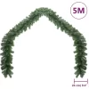 vidaXL Decor* Christmas Garland With Led Lights 16 Ft