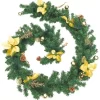 vidaXL Decor* Christmas Garland With Led Lights Green 106.3