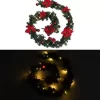 vidaXL Decor* Christmas Garland With Led Lights Green 8.9' Pvc