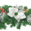 vidaXL Decor* Christmas Garland With Led Lights Green 8.9' Pvc