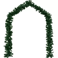 vidaXL Decor* Christmas Garlands 4 Pcs Green 106.3" Pvc