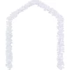 vidaXL Decor* Christmas Garlands 4 Pcs White 106.2