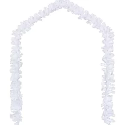 vidaXL Decor* Christmas Garlands 4 Pcs White 106.2" Pvc