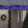 vidaXL Decor* Christmas Icicle Lights 100 Pcs Blue Acrylic