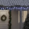 vidaXL Decor* Christmas Icicle Lights 100 Pcs Cold White Acrylic