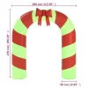 vidaXL Decor* Christmas Inflatable Arch Gate Led 106.3