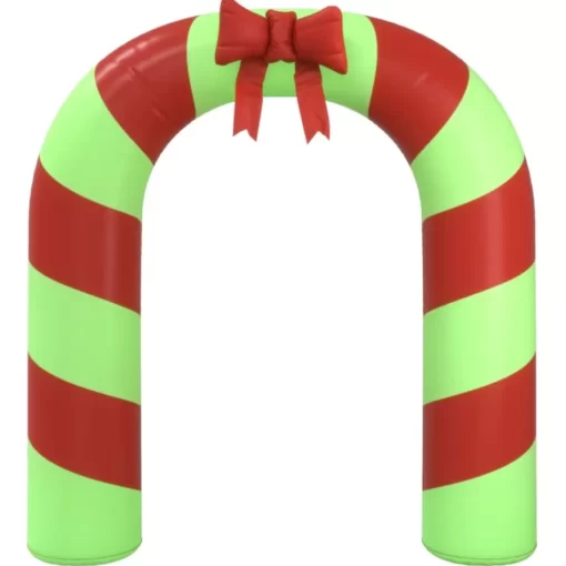 vidaXL Decor* Christmas Inflatable Arch Gate Led 106.3"