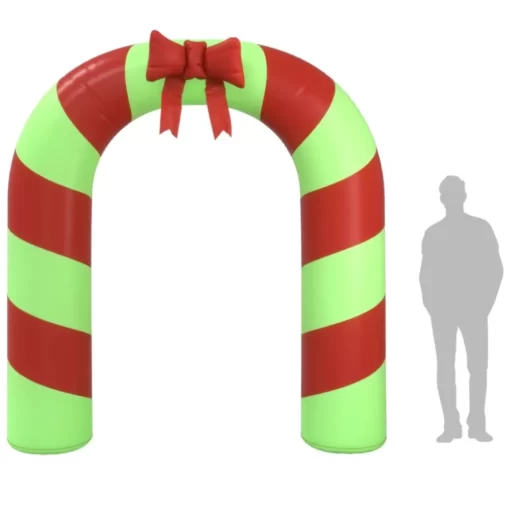 vidaXL Decor* Christmas Inflatable Arch Gate Led 106.3"