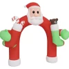 vidaXL Decor* Christmas Inflatable Arch Gate Led 126